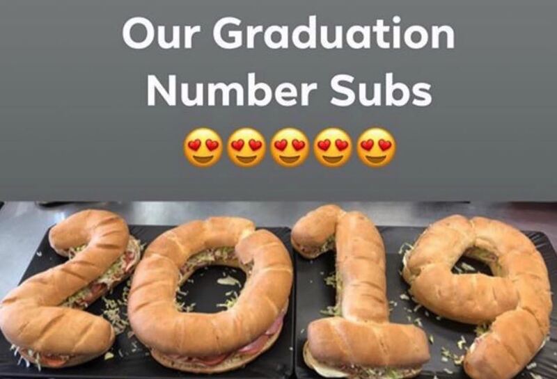 Graduation Party Catering | Dublin Ohio | Westerville Ohio | Grad Year Number Subs